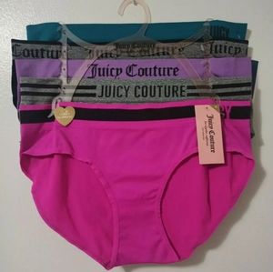 Juicy Couture Comfy Seamless Panties 5 Pk Lot of 2